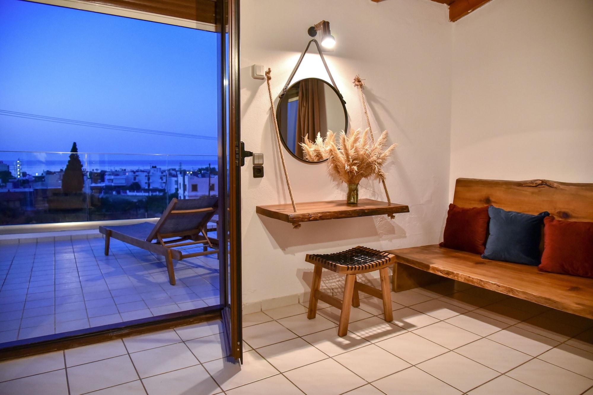 Iraklis Apartments Stalida エクステリア 写真