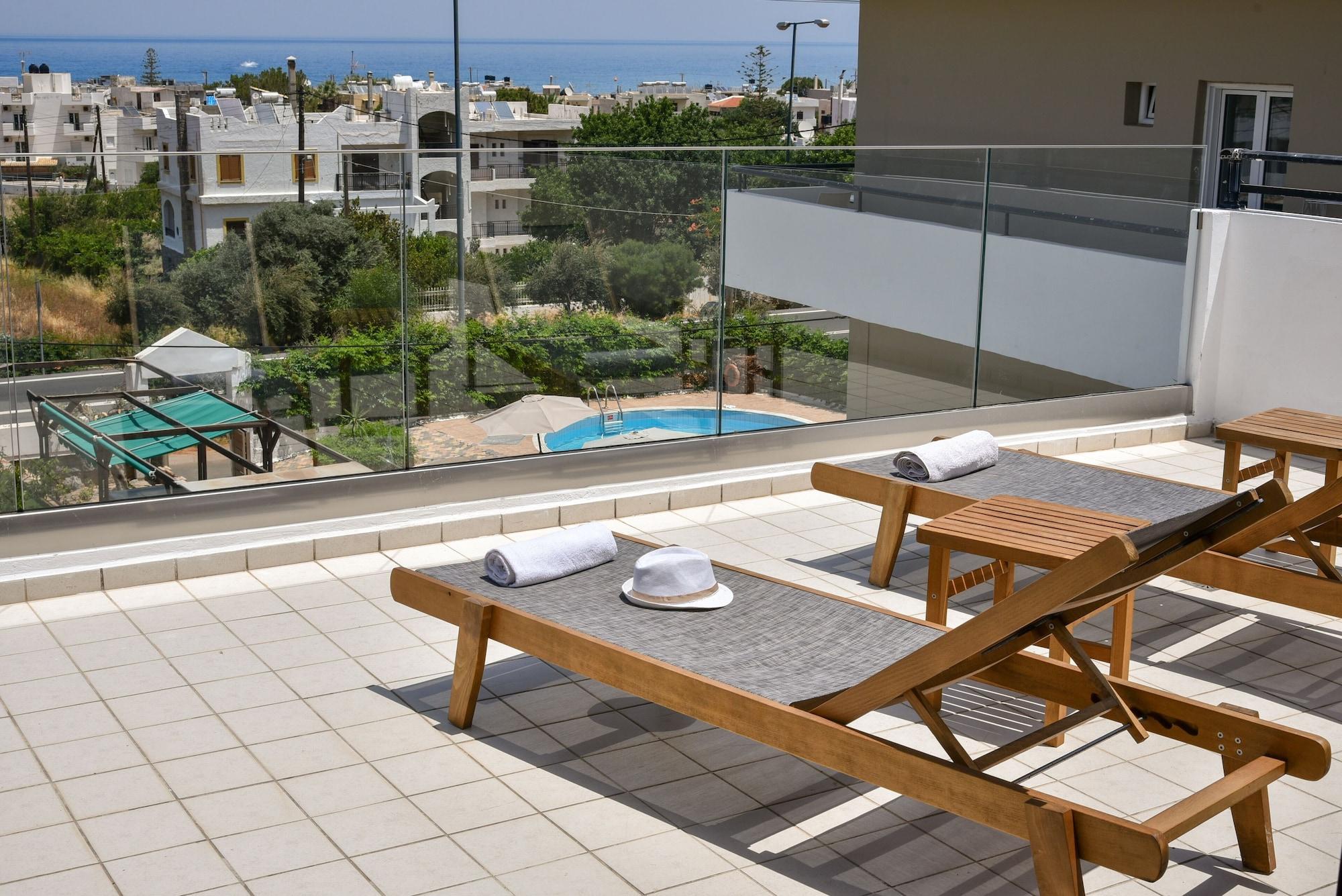 Iraklis Apartments Stalida エクステリア 写真