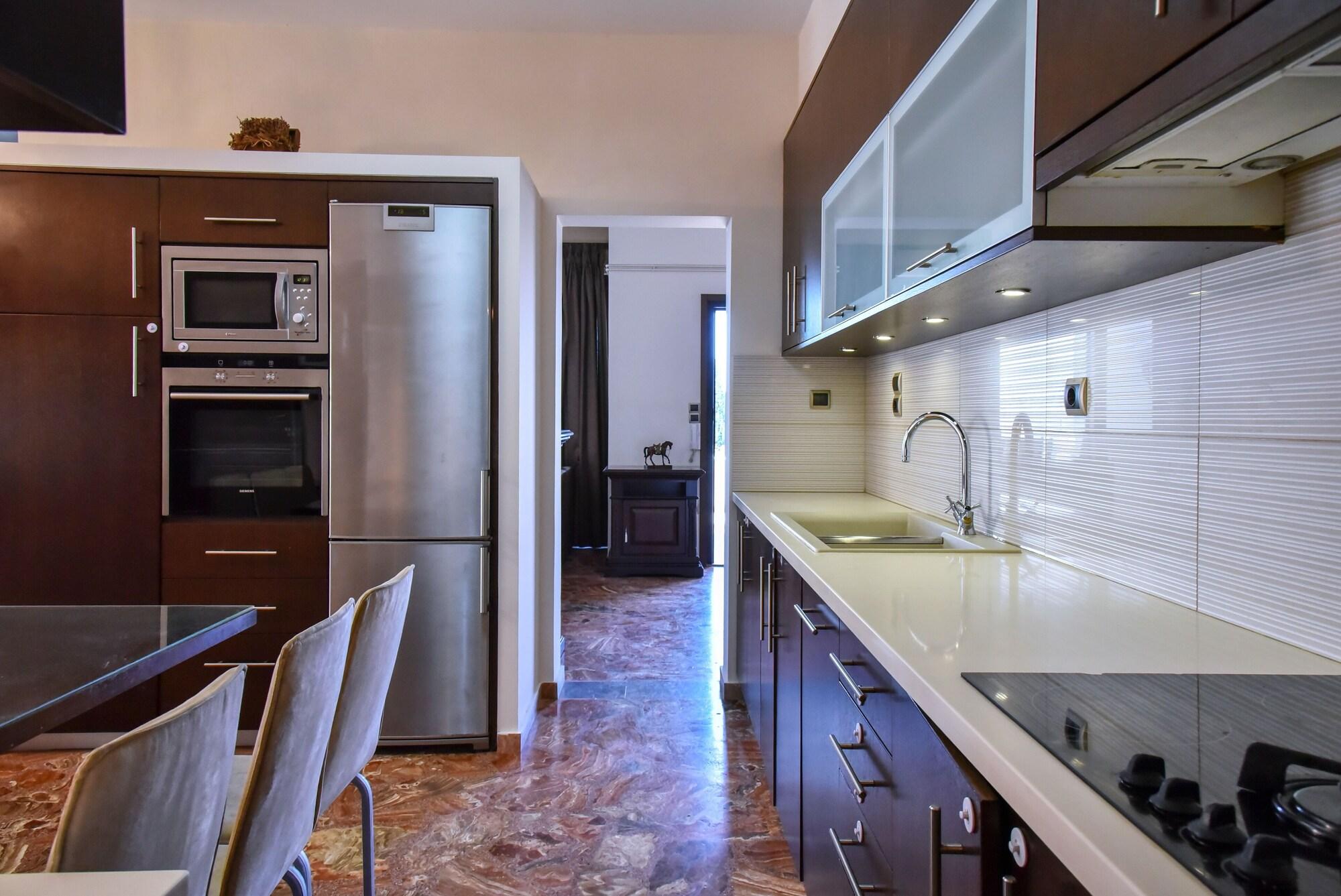 Iraklis Apartments Stalida エクステリア 写真